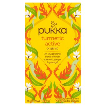 Tesco Pukka organic turmeric active 20 tea bags 36g offer