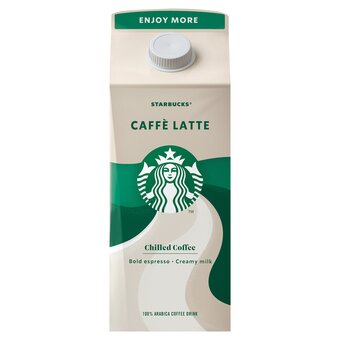 Tesco Starbucks caffe latte chilled coffee 750ml offer