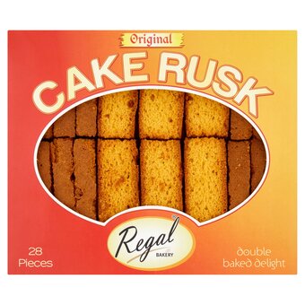 Tesco Regal original cake rusks 28 pieces offer