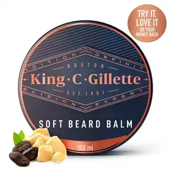 Tesco King c gillette soft beard balm 100ml offer