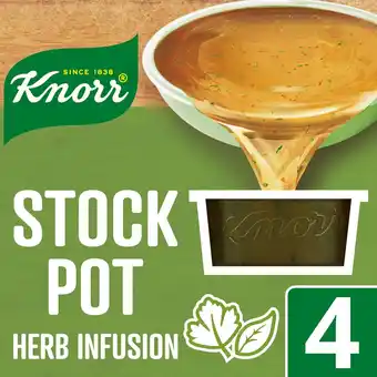 Tesco Knorr herb infusion stock pot 4 x 28g offer