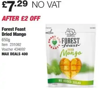 Costco Forest Feast Dried Mango 650 g offer