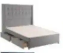 Costco Silentnight Ottoman Divan Base with Bloomsbury Headboard 4 Drawer Double offer