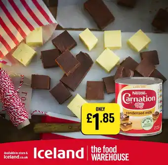 Iceland Nestle Carnantion Condensed Milk offer