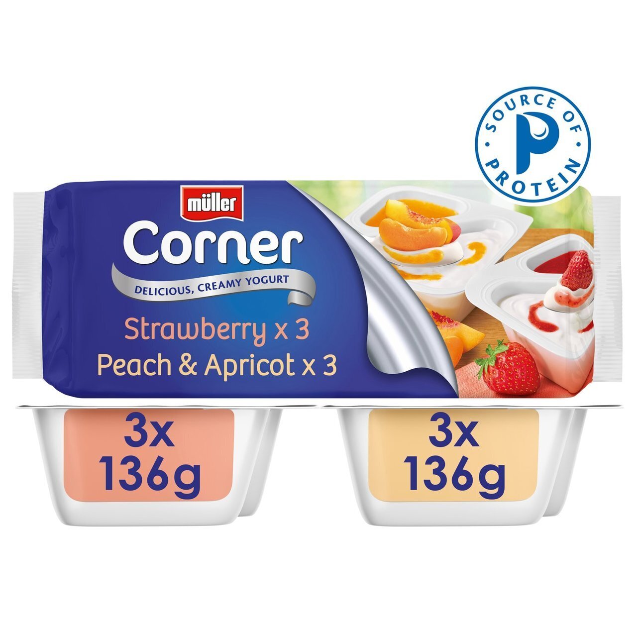 Muller corner mix fruit offer at Morrisons