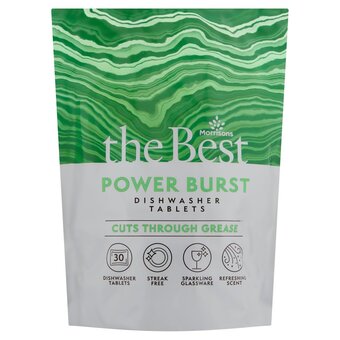 Morrisons Morrisons the best power burst dishwasher tablets offer
