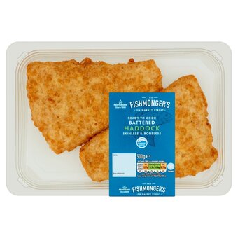 Morrisons Morrisons market st 2 battered haddock fillets offer