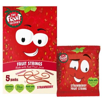 Morrisons The fruit factory strawberry fruit strings offer