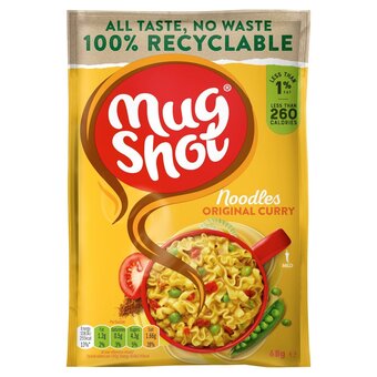 Morrisons Mug shot noodles classic original curry soup offer