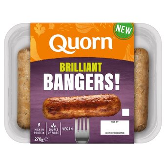 Morrisons Quorn 6 vegan brilliant bangers offer