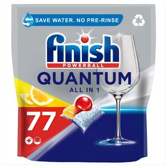 Morrisons Finish quantum all in one dishwasher tablets lemon offer