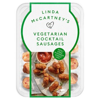 Morrisons Linda mccartney's vegetarian cocktail sausages offer