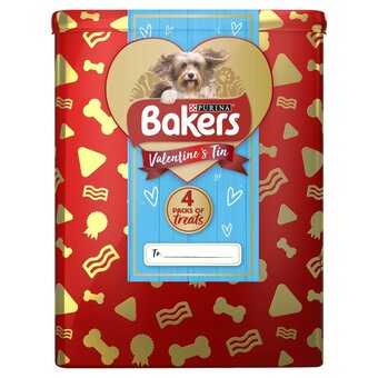 Morrisons Bakers dog treats valentines tin offer