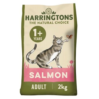 Morrisons Harringtons dry adult cat food salmon offer