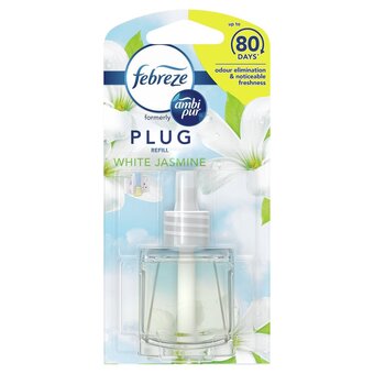 Morrisons Febreze ambi pur air freshener white jasmine plug in refill offer