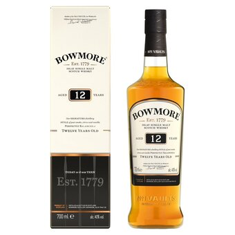 Morrisons Bowmore 12 year old islay single malt scotch whisky offer