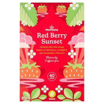 Morrisons Morrisons red berry blush tea 40 per pack offer