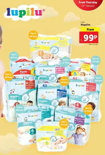 Lidl Lupilu Nappies offer