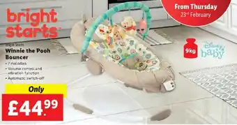 Lidl Bright Starts Winnie the Pooh Bouncer offer
