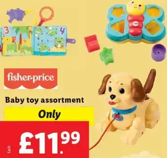 Lidl fisher-price Baby toy assortment offer