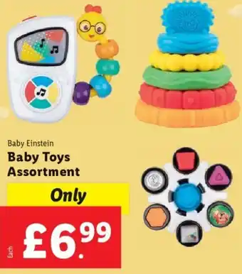 Lidl Baby Einstein Baby Toys Assortmet offer