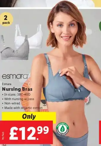 Lidl esmara Nursing Bras offer