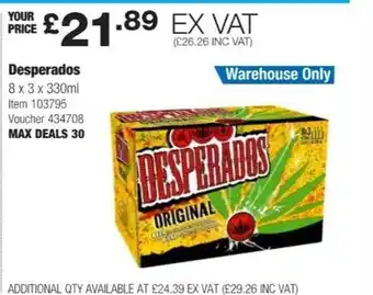 Costco Desperados offer