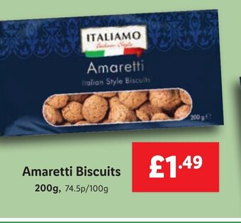 Lidl Italiamo Amaretti Biscuits 200g offer