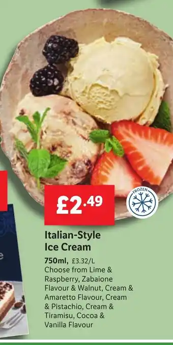 Lidl Italian - Style Ice Cream offer