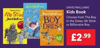 Lidl David Walliams Kids Book offer