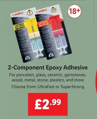 Lidl 2 Component Epoxy Adhesive offer