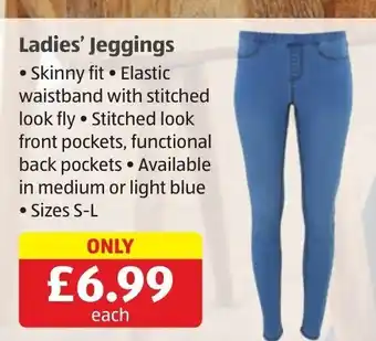 Aldi Ladies Jeggings offer