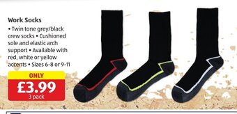 Aldi Work Socks offer