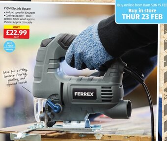 Aldi 710W Electric Jigsaw offer