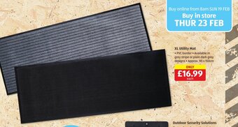 Aldi XL Utility Mat offer