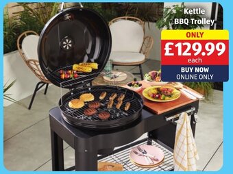 Aldi Kettle BBQ Trolley offer