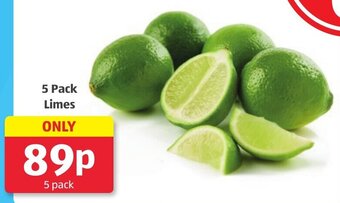 Aldi 5 Pack Limes offer