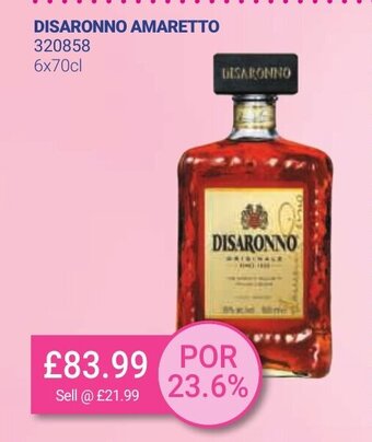 Bestway Disaronno Amaretto 6x70cl offer