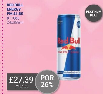 Bestway Red Bull Energy 24x355ml offer