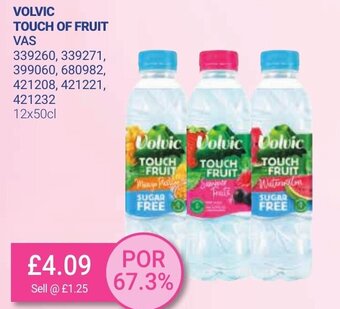 Bestway Volvic Touch of Fruit 12x50cl offer