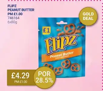Bestway Flipz Peanut Butter 6x80g offer