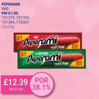 Bestway Peperami 20x28g offer