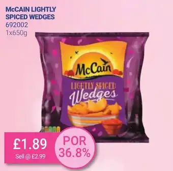 Bestway McCain Lightly Spiced Wedges 1x650g offer