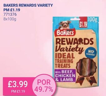 Bestway Bakers Rewards Variety 8x100g offer