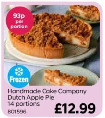 Bestway Handmade Cake Company Dutch Apple Pie 14 Portions offer