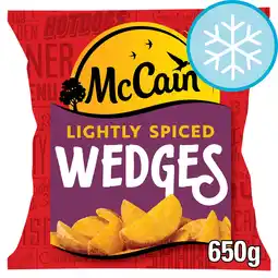Tesco Mccain lightly spiced wedges 650g offer