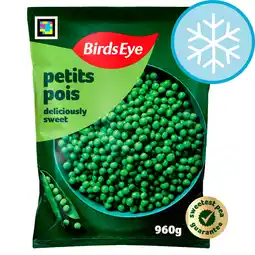 Tesco Birds eye petits pois 960g offer