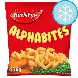 Tesco Birds eye alphabites 456g offer