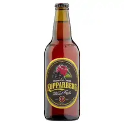 Tesco Kopparberg mixed fruit cider 500ml bottle offer