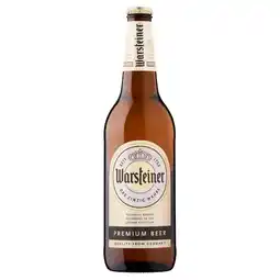 Tesco Warsteiner premium lager 660ml offer